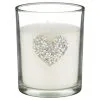Karina Bailey Heart Diamond Candle -Furniture Shop 380405 heart diamond