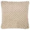 B&M Waffle Faux Fur Cushion - Natural 2 B&M Waffle Faux Fur Cushion - Natural -Furniture Shop 380491 waffle faux fur cushion natural