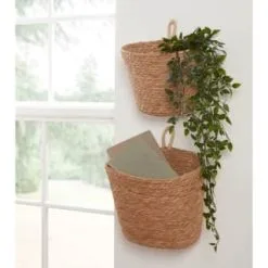 B&M Emporio Wicker Basket 2pk - Natural
