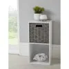 Kavala Cotton Lokken Cube Shelving Unit & Basket - Black -Furniture Shop 381896 kavala cotton lokken black 2