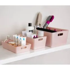 Home Essentials Soho Storage Tray 6 X 25.5 X 17cm - Pink 7 Home Essentials Soho Storage Tray 6 X 25.5 X 17cm - Pink -Furniture Shop 384314 384327 384410 384413 384420 soho shimmer box pink group