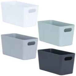 Home Essentials Soho Storage Tub 10 X 30 X 10cm - Grey 6 Home Essentials Soho Storage Tub 10 X 30 X 10cm - Grey -Furniture Shop 384402 soho size c box 10x30x10cm group1 1