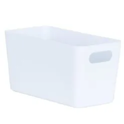 Home Essentials Soho Storage Tub 10 X 30 X 10cm - White