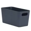 Home Essentials Soho Storage Tub 10 X 30 X 10cm - Graphite -Furniture Shop 384405 soho size c box graphite 10x30x10cm1