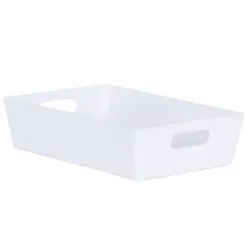 Home Essentials Soho Storage Tray 6 X 25.5 X 17cm - White