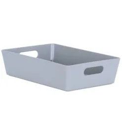 Home Essentials Soho Storage Tray 6 X 25.5 X 17cm - Grey
