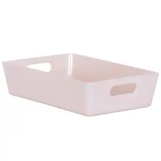 Home Essentials Soho Storage Tray 6 X 25.5 X 17cm - Pink 3 Home Essentials Soho Storage Tray 6 X 25.5 X 17cm - Pink