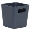 Home Essentials Soho Storage Tub 10 X 10 X 10cm - Graphite -Furniture Shop 384418 soho size a box graphite 10x10x10cm1