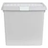 B&M Waffle Clip Box Storage Cube 14L - Grey