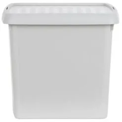 B&M Waffle Clip Box Storage Cube 14L - Grey 8 B&M Waffle Clip Box Storage Cube 14L - Grey -Furniture Shop 384966 grey 14l waffle clip box cube 2