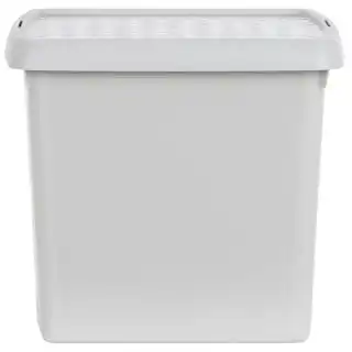 B&M Waffle Clip Box Storage Cube 14L - Grey 4 B&M Waffle Clip Box Storage Cube 14L - Grey - Image 2