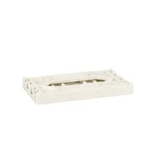 Home Essentials Mini Stacking Fold Flat Crate 22.2 X 15 X 8.7cm - Cream 4 Home Essentials Mini Stacking Fold Flat Crate 22.2 X 15 X 8.7cm - Cream - Image 2