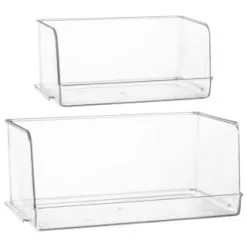 Home Essentials Clear Stacking Caddy - Medium 6 Home Essentials Clear Stacking Caddy - Medium -Furniture Shop 384998 385000 clear stacking caddy group 1