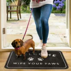 B&M Washable Pet Doormat - Wipe Your Paws -Furniture Shop 385004 pet washable doormat 4
