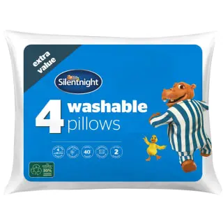 Silentnight Washable Pillows 4pk 3 Silentnight Washable Pillows 4pk