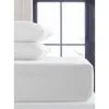 Silentnight Single Fitted Sheet - White 1 Silentnight Single Fitted Sheet - White -Furniture Shop 385330 385331 385332 35334 white pillow pair single double king sheet 2