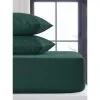 Silentnight King Fitted Sheet - Dark Green 1 Silentnight King Fitted Sheet - Dark Green -Furniture Shop 385342 385343 385344 385345 dark green pillow pair single double king sheet 1