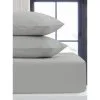 Silentnight King Fitted Sheet - Light Grey 1 Silentnight King Fitted Sheet - Light Grey -Furniture Shop 385346 385347 385348 385349 light grey pillow pair single double king sheet 2