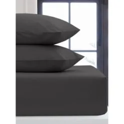 Silentnight Charcoal King Fitted Sheet