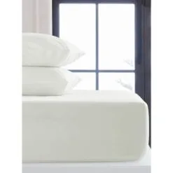 Silentnight Cream Single Fitted Sheet