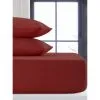 Silentnight Red Double Fitted Sheet 1 Silentnight Red Double Fitted Sheet -Furniture Shop 385377 385378 385379 385380 red pillow pair single double king sheet