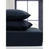 Silentnight Navy Pillowcase Pair -Furniture Shop 385381 385382 385383 385384 navy pillow pair signle double king sheet 3