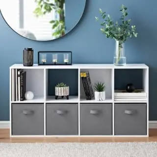 Lokken 8 Cube Shelving Unit With 4 Baskets 4 Lokken 8 Cube Shelving Unit With 4 Baskets - Image 2