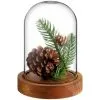 B&M Pine Cone Arrangement In Cloche 1 B&M Pine Cone Arrangement In Cloche -Furniture Shop 387532 pine cone arrangement in cloche
