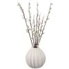 B&M Pussy Willow In White Vase -Furniture Shop 387576 pussy willow in white vase