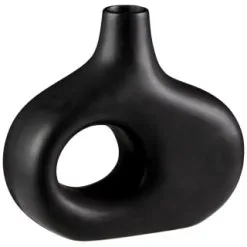 B&M Matte Black Vase
