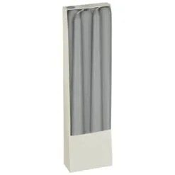 Simply Everyday Tapered Candles 8pk - Grey