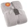B&M Cosy At Home Silver Teddy Throw 1 B&M Cosy At Home Silver Teddy Throw -Furniture Shop 388657 teddy throw silver