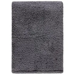 Simply Everyday Teddy Rolled Throw - Grey 9 Simply Everyday Teddy Rolled Throw - Grey -Furniture Shop 388688 simply teddy rolled throw grey 4