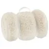 Simply Everyday Teddy Rolled Throw - Cream -Furniture Shop 388689 simply teddy rolled throw cream