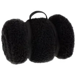 Simply Everyday Teddy Rolled Throw - Black