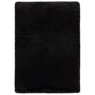 Simply Everyday Teddy Rolled Throw - Black 5 Simply Everyday Teddy Rolled Throw - Black - Image 3
