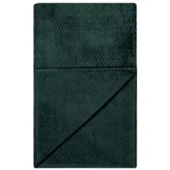 B&M Waffle Throw - Dark Green 8 B&M Waffle Throw - Dark Green -Furniture Shop 388773 waffle throw dark green