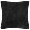 B&M Aspen Cushion - Black 1 B&M Aspen Cushion - Black -Furniture Shop 388796 black aspen faux fur cushion