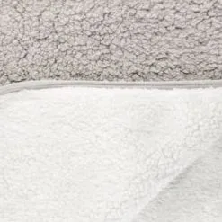 B&M Montana Two Tone Sherpa Throw - Natural -Furniture Shop 388815 montana sherpa throw 4