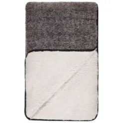 B&M Montana Two Tone Sherpa Throw - Charcoal 8 B&M Montana Two Tone Sherpa Throw - Charcoal -Furniture Shop 388866 montana two tone sherpa throw charcoal 3