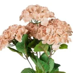 B&M Hydrangea Artificial Flower Bunch - Mink -Furniture Shop 389095 hydrangea bunche pink 2