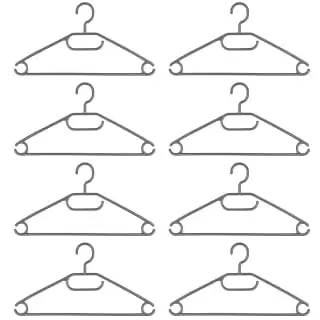 B&M Swivel Hook Hangers 8pk - Grey 5 B&M Swivel Hook Hangers 8pk - Grey - Image 3