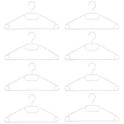 B&M Swivel Hook Hangers 8pk - White -Furniture Shop 389279 home organisation 8pk swivel hook hangers white 2