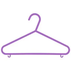 B&M Children's Hangers 10pk - Pastel -Furniture Shop 389289 home organisation co 10pk childrens hangers girl 3