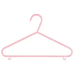 B&M Children's Hangers 10pk - Pastel -Furniture Shop 389289 home organisation co 10pk childrens hangers girl 5