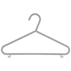 B&M Children's Hangers 10pk - Pastel -Furniture Shop 389289 home organisation co 10pk childrens hangers girl 6