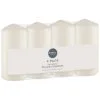 Simply Everyday Unscented Pillar Candles 4pk
