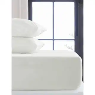 Simply Everyday King White Fitted Sheet 3 Simply Everyday King White Fitted Sheet