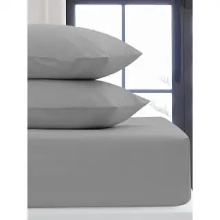 Simply Everyday Silver Single Fitted Sheet 3 Simply Everyday Silver Single Fitted Sheet