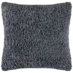Simply Everyday Boucle Cushion - Charcoal
